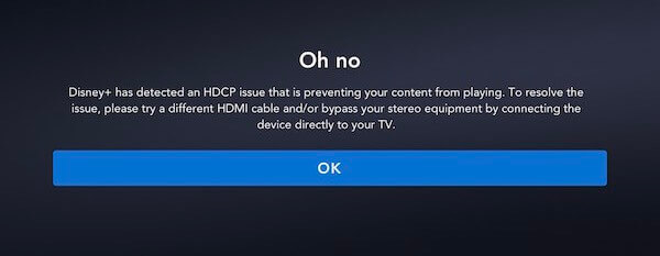 How To Fix The Streaming Service If Disney Plus Won't Play On HDMI