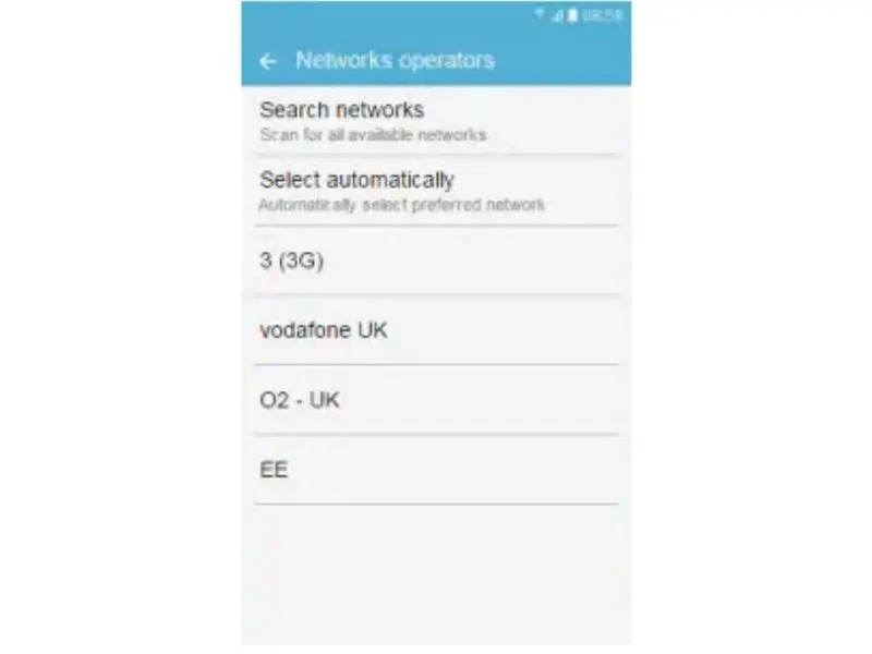 How to reconnect online if Vodafone roaming isn't working