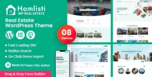 Homlisti Version 3.1.2 – Real Estate WordPress Theme + RTL