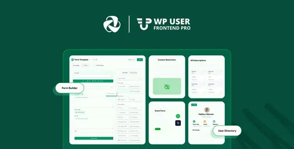 WP User Frontend Pro Version 4.1.2 – Ultimate Frontend Solution For WordPress
