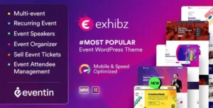 Exhibz Version 3.0.7 – Event Conference WordPress Theme