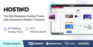 Hostiko Version 2.5.2 – Hosting WordPress & WHMCS Theme