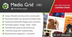 Media Grid Version 8.3.0 – WordPress Responsive Portfolio
