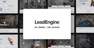 LeadEngine Version 5.2 – Multi-Purpose WordPress Theme with Page Builder