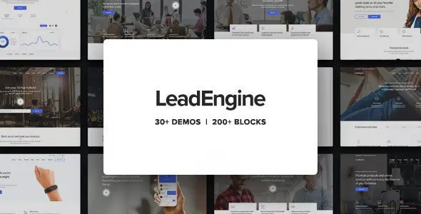 LeadEngine Version 5.2 – Multi-Purpose WordPress Theme with Page Builder